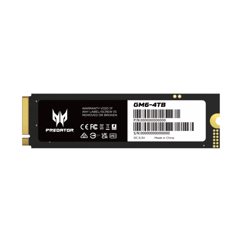 ACER Predator GM6 ( 1TB - 4TB ) PCIe 4.0 M.2 Gaming SSD ACER Predator GM6 ( 1TB - 4TB ) PCIe 4.0 M.2 Gaming SSD