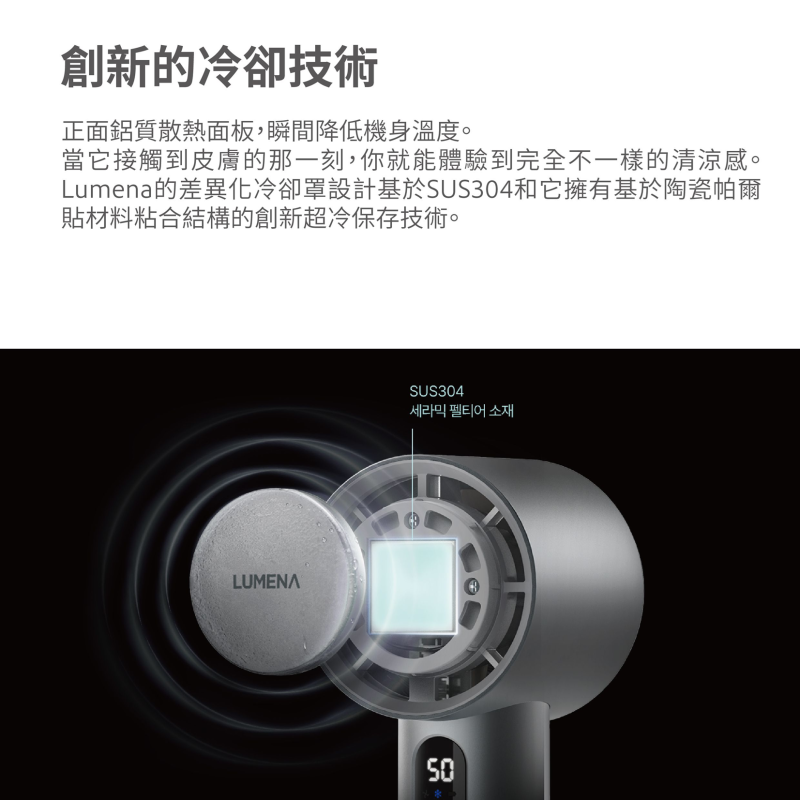 LUMENA FAN JET ULTRA 手持製冷高速渦輪風扇 [3色]
