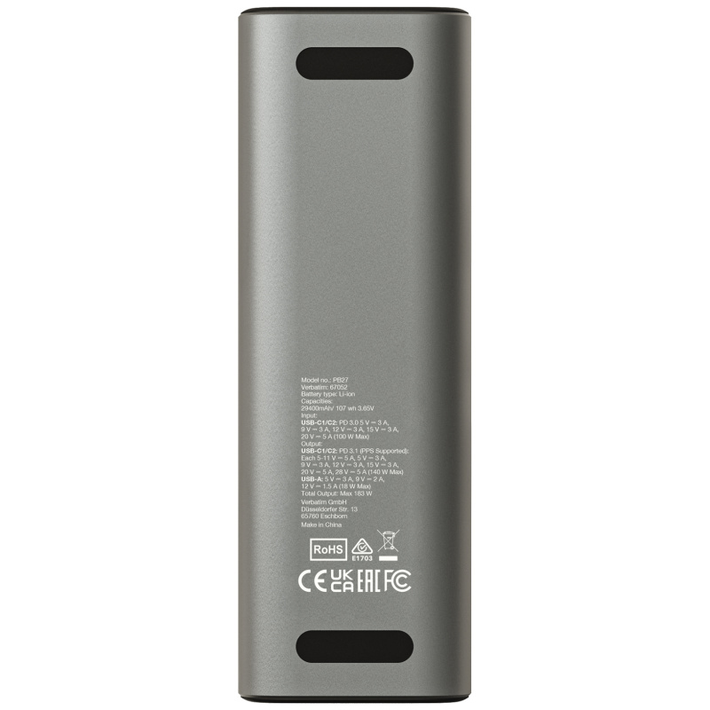 Verbatim 29400mAh Charge 'n' Go 即充即走行動電源 [67052]