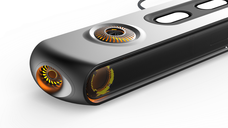 OXS Thunder Pro+ Dolby Atmos® 7.1.2 桌面式 Soundbar 配頸枕喇叭