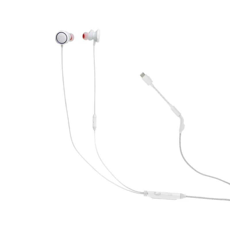 JBL Quantum 50C 有線入耳式電競耳機 配備 USB-C 適配器【香港行貨】