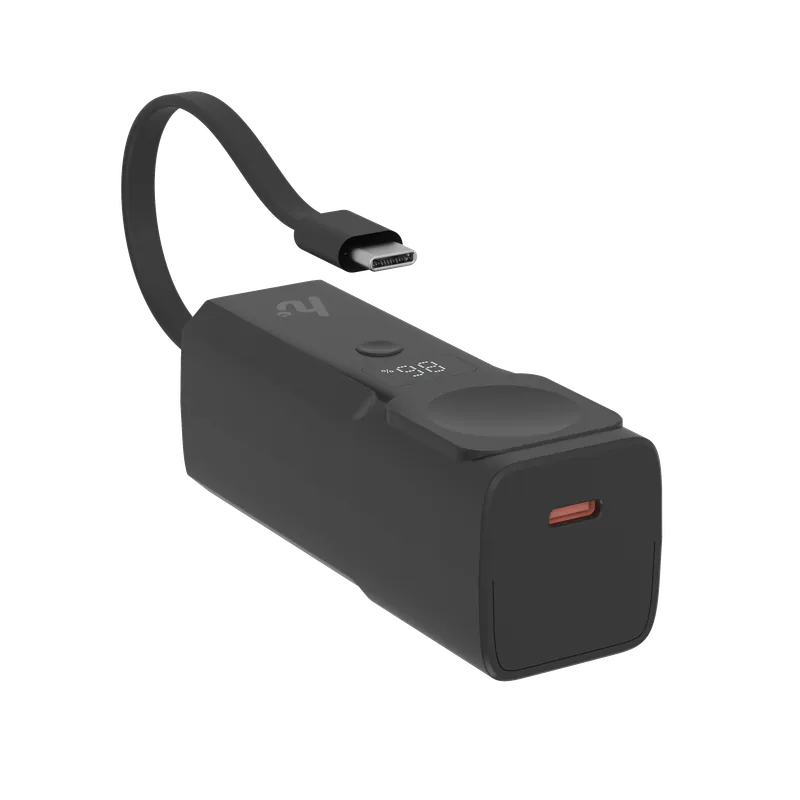 HEDONIC - PD 3.0 20W 5000mAh 流動充電池 / 智能手錶+手機充電器 ( 81033 黑色 / 81034 紫色 )