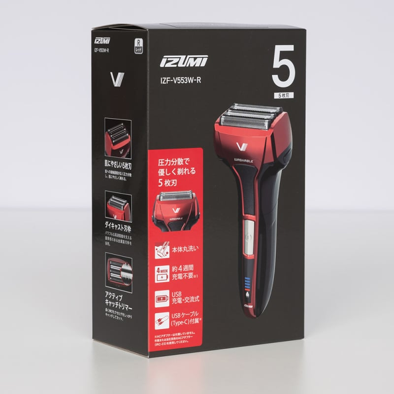 Izumi Everedge V系列 S-Drive 5刀片電鬚刨 IZF-V553W Izumi Everedge V系列 S-Drive 5刀片電鬚刨 IZF-V553W