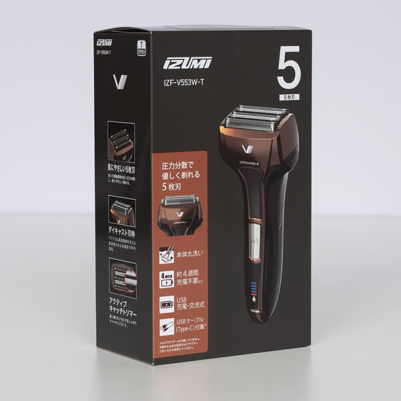 Izumi Everedge V系列 S-Drive 5刀片電鬚刨 IZF-V553W Izumi Everedge V系列 S-Drive 5刀片電鬚刨 IZF-V553W