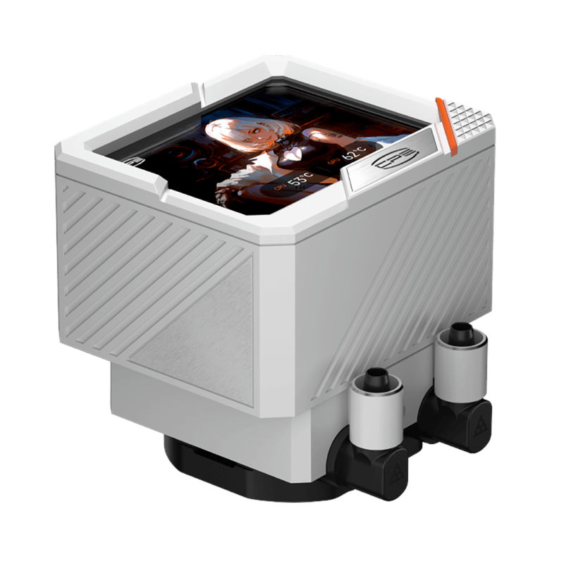PCCOOLER GT360 ARGB Display 360mm Liquid CPU Cooler ( Black / White )