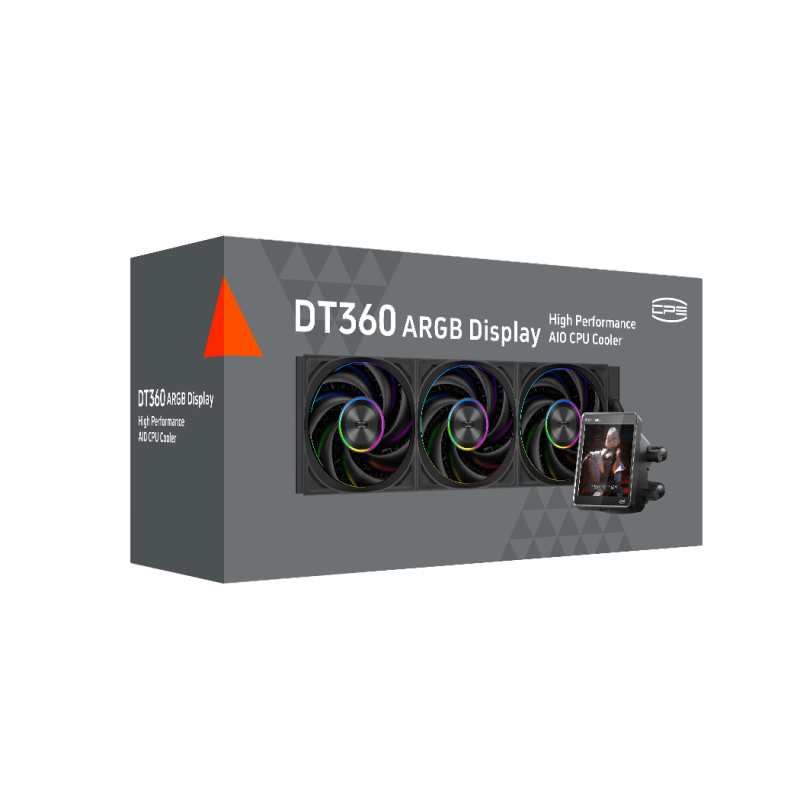 PCCOOLER DT360 ARGB Display 360mm Liquid CPU Cooler ( Black / White )