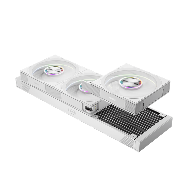 PCCOOLER DT360 ARGB Display 360mm Liquid CPU Cooler ( Black / White )