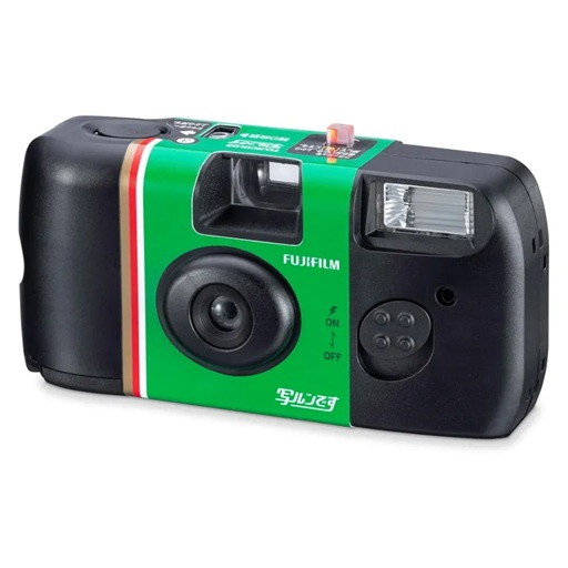 富士 FUJIFILM FUJICOLOR 写ルンです 全新版本 SIMPLE ACE 富士一次性使用 35mm 135 彩色負片即棄菲林相機 (27 張底片)
