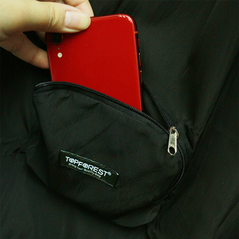 貴族黑極簡便攜摺疊環保購物袋 小袋收合 A10027