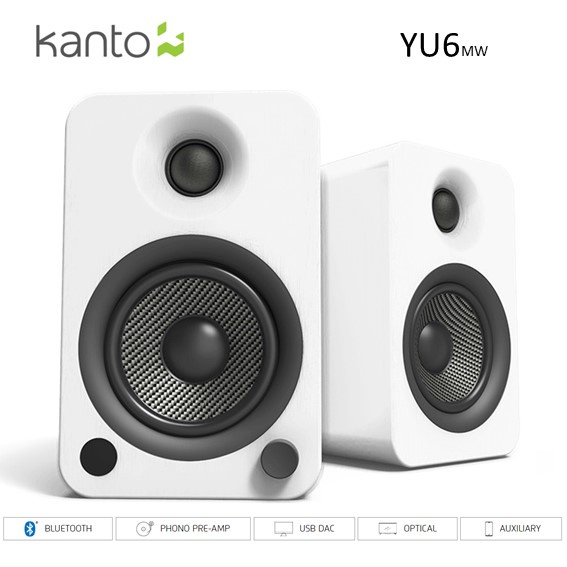 KANTO YU6 藍牙有源喇叭  白色，黑色 送Astrotec S80 鈹單元真無線藍芽耳機一對