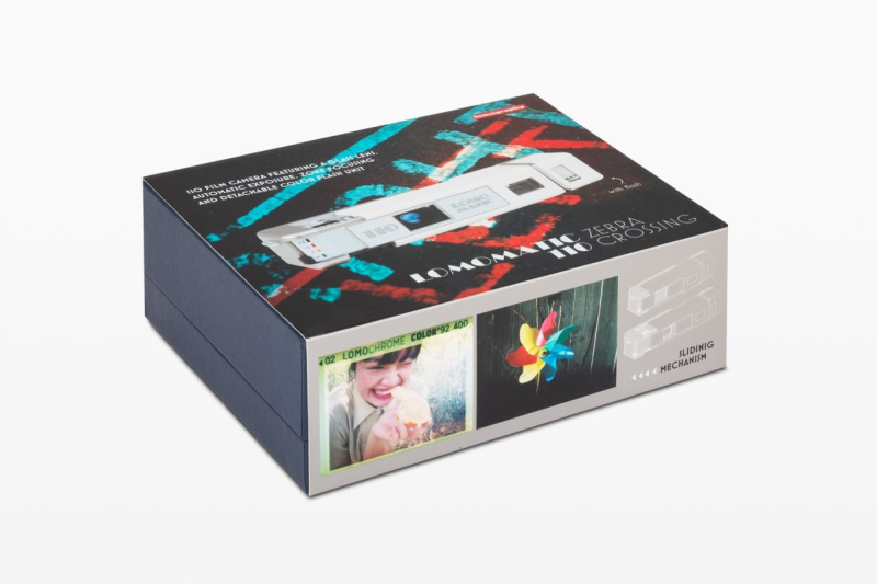 Lomography Lomomatic 110 菲林相機連閃光燈－Zebra Crossing 版本 hp110zw