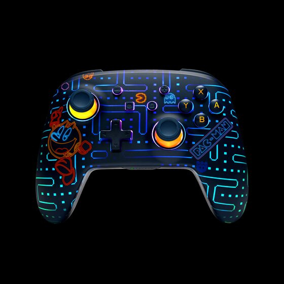 PowerA Enhanced Wireless Controller for Nintendo Switch 無線控制器｜PAC-MAN Neon Arcade｜NSGP0458-01