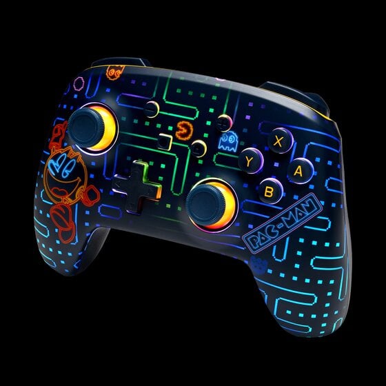 PowerA Enhanced Wireless Controller for Nintendo Switch 無線控制器｜PAC-MAN Neon Arcade｜NSGP0458-01