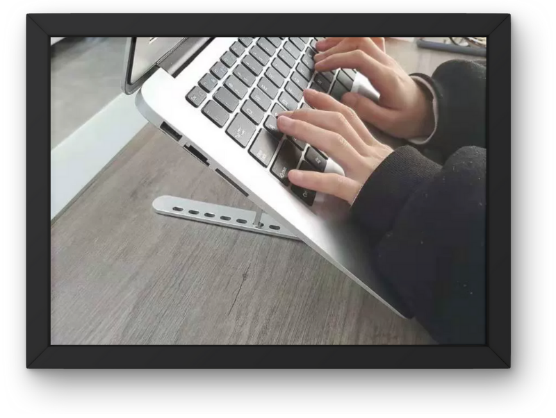 FOCUS 鋁合金可折疊手提電腦散熱支架 | 筆記型電腦 托架