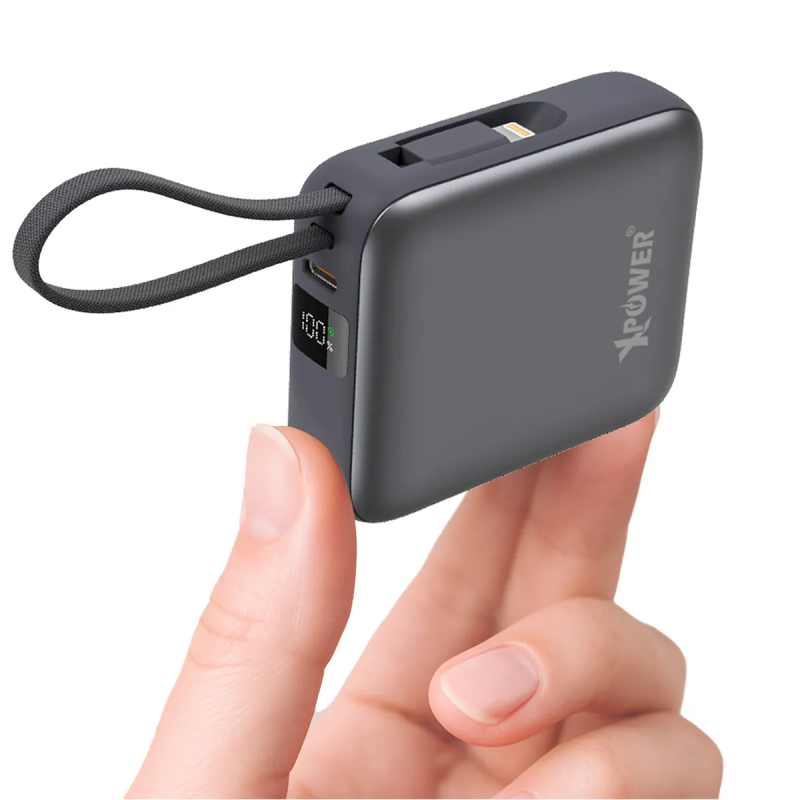 XPower MINI POCKET Type-C 數顯10000mAh PD+PPS迷你移動電源 RA61
