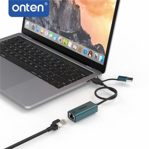 Onten TYPE-C ( USB-C ) / USB3.0 to Gigabit ( RJ45 ) Adapter OTN-UE106+