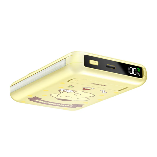XPower x Sanrio Pompompurin M10C+ 6合1 10000mAh多功能迷你20W PD3.0+ 磁吸無線快充移動電源