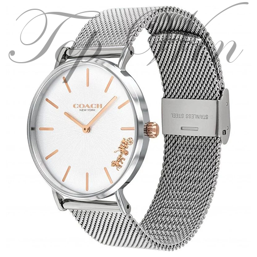 Buy 1 Get 1！ Coach Ladies Perry Watch 蔻馳經典米蘭帶女錶  平行進口