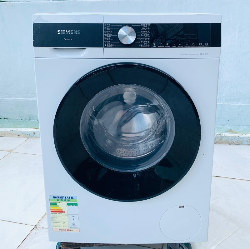 洗衣機 Siemens 西門子 iQ500 纖巧型前置式 (8kg,1400轉/分鐘) WH34A2X0HK 變頻 抗菌 二手電器 清倉大減價 最新款 貨到付款