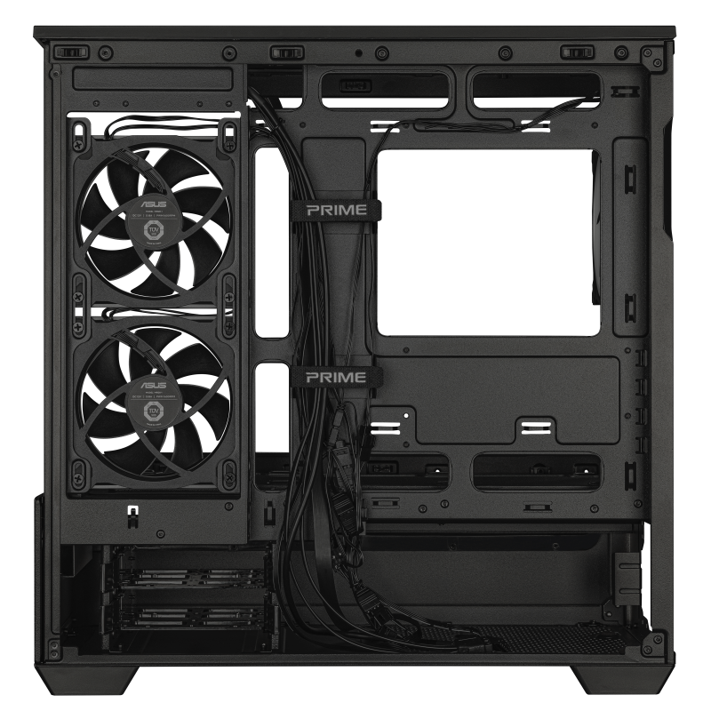 ASUS Prime AP202 ARGB Tempered Glass MicroATX ( BLACK / WHITE )