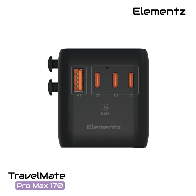 Elementz TravelMate ProMax 170W Travel Adapter 旅行充電器 PT-W170