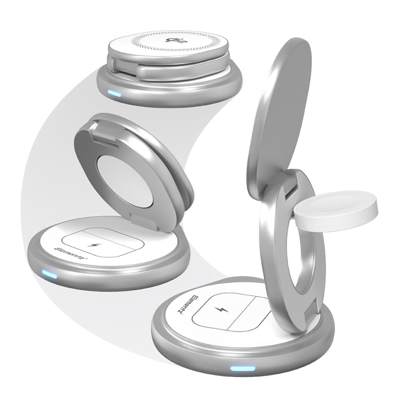Elementz 22.5W 3 in 1 Wireless Charging Station 磁吸式無線充電座 FC-39Q Elementz 22.5W 3 in 1 Wireless Charging Station 磁吸式無線充電座 FC-39Q