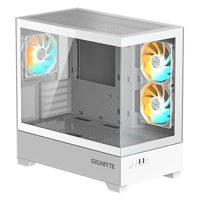GIGABYTE C201 PANORAMIC - MATX ( Black / White )
