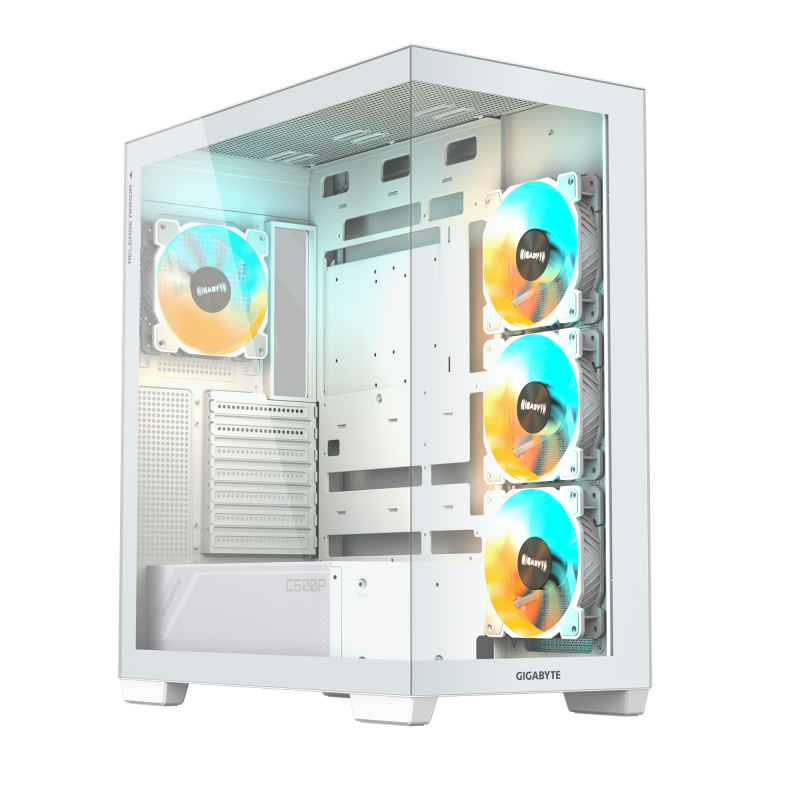 GIGABYTE C500 PANORAMIC STEALTH - ATX ( Black / White ) GIGABYTE C500 PANORAMIC STEALTH - ATX ( Black / White )