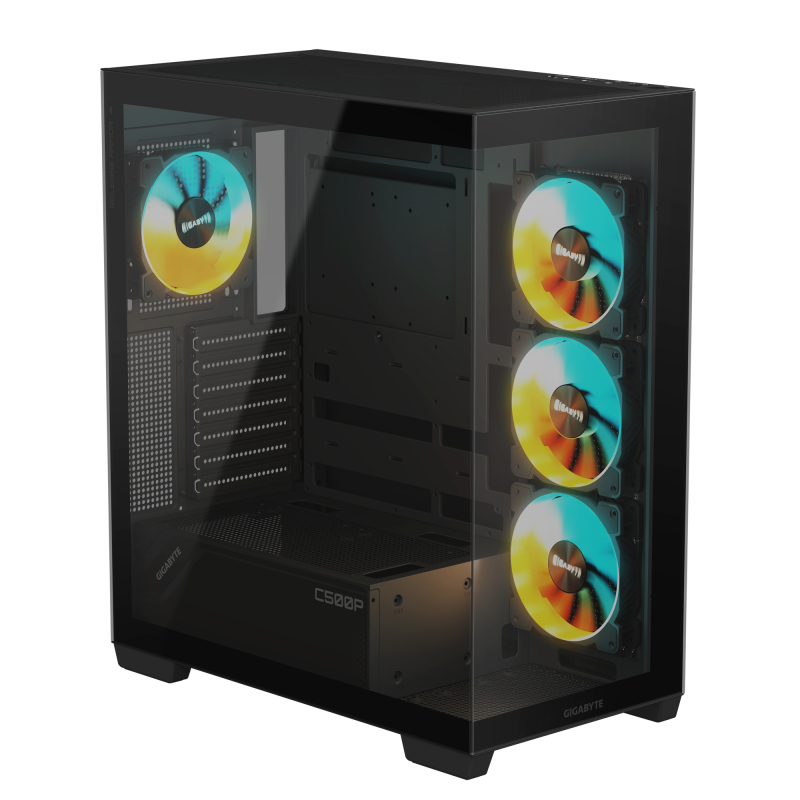 GIGABYTE C500 PANORAMIC STEALTH - ATX ( Black / White ) GIGABYTE C500 PANORAMIC STEALTH - ATX ( Black / White )