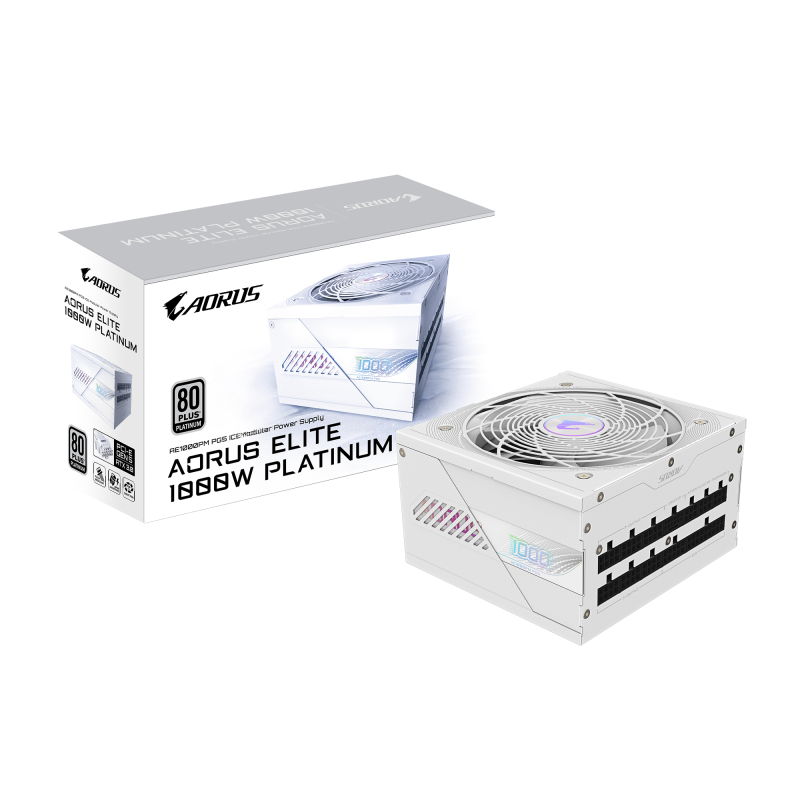 GIGABYTE AORUS ELITE P1000W 80+ Platinum Modular PCIe 5.1 ( Black / White )