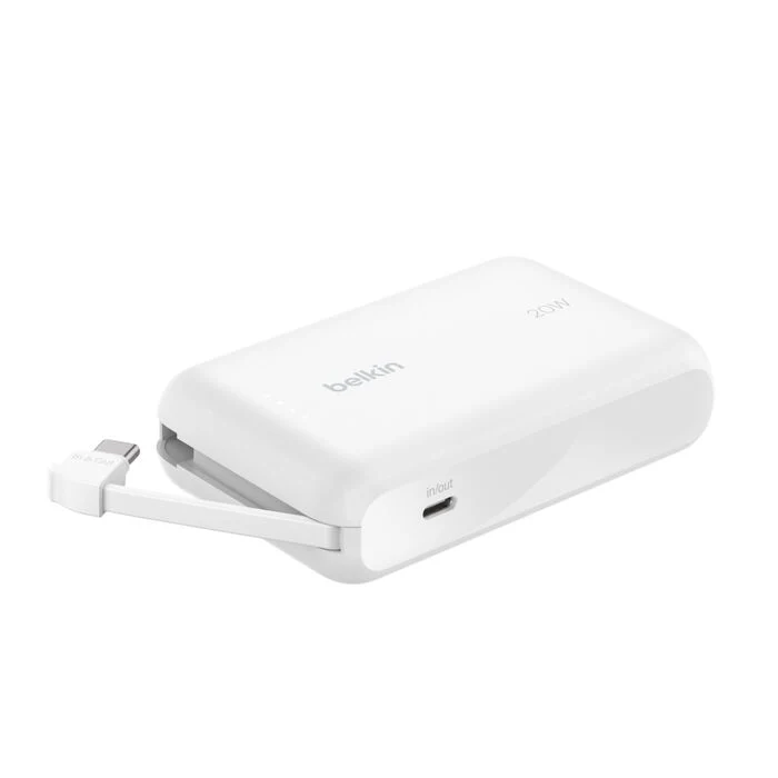 Belkin BoostCharge 內置USB-C線行動電源 10000mAh BPB021fq 3C認證