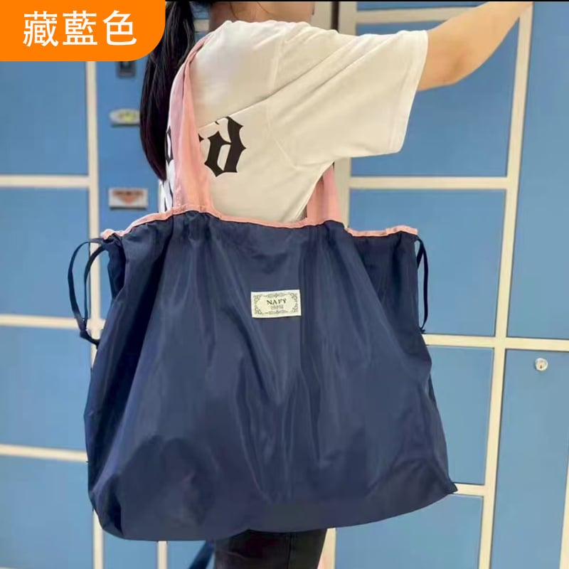 環保折疊購物袋 | 大容量買菜包 | 防潑水牛津帆布包 | 可收納手提肩背兩用