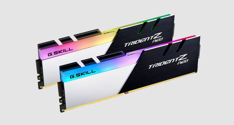G.Skill DDR4 Trident Z Neo RGB Series 3200MHz 32GB Kit (2x16GB) (F4-3200C16D-32GTZN)
