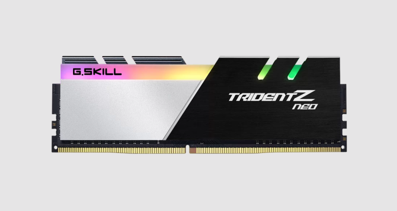 G.Skill DDR4 Trident Z Neo RGB Series 3200MHz 32GB Kit (2x16GB) (F4-3200C16D-32GTZN)