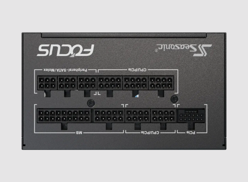 SEASONIC FOCUS GX1000 V4 1000W 80PLUS GOLD [PCI-E 5.1 ATX3.1] ( BLACK / WHITE )