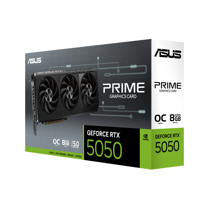 ASUS Prime GeForce RTX™ 5050 8GB GDDR6 OC Edition ASUS Prime GeForce RTX™ 5050 8GB GDDR6 OC Edition