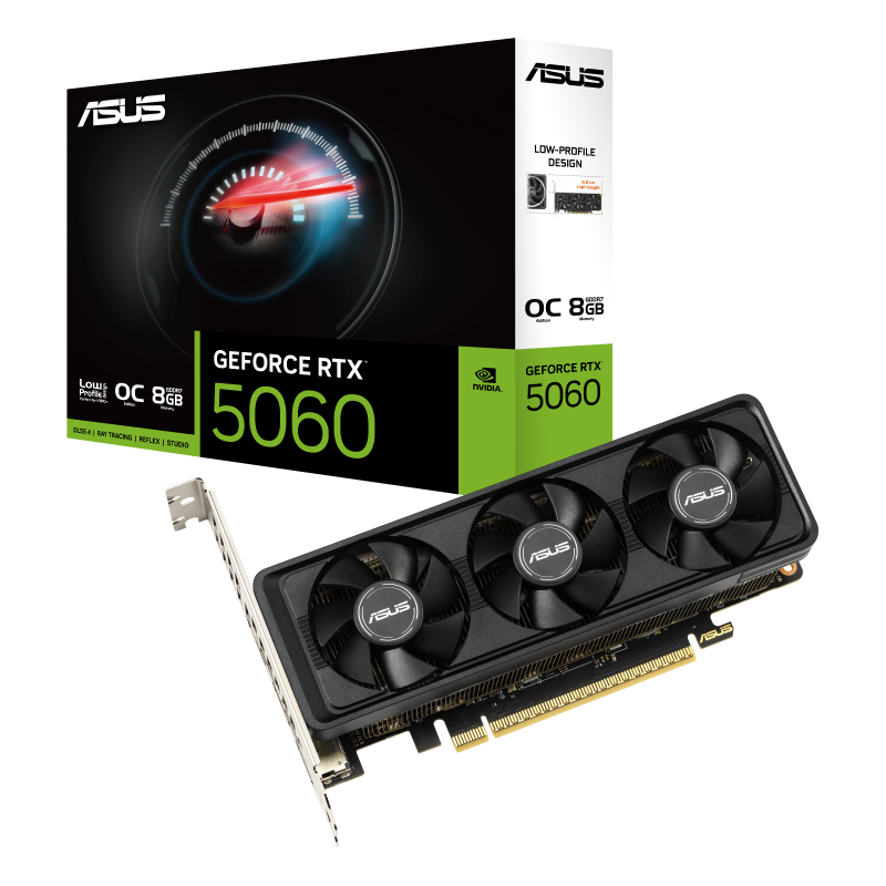 ASUS GeForce RTX™ 5060 LP BRK 8GB GDDR7 OC Edition ASUS GeForce RTX™ 5060 LP BRK 8GB GDDR7 OC Edition