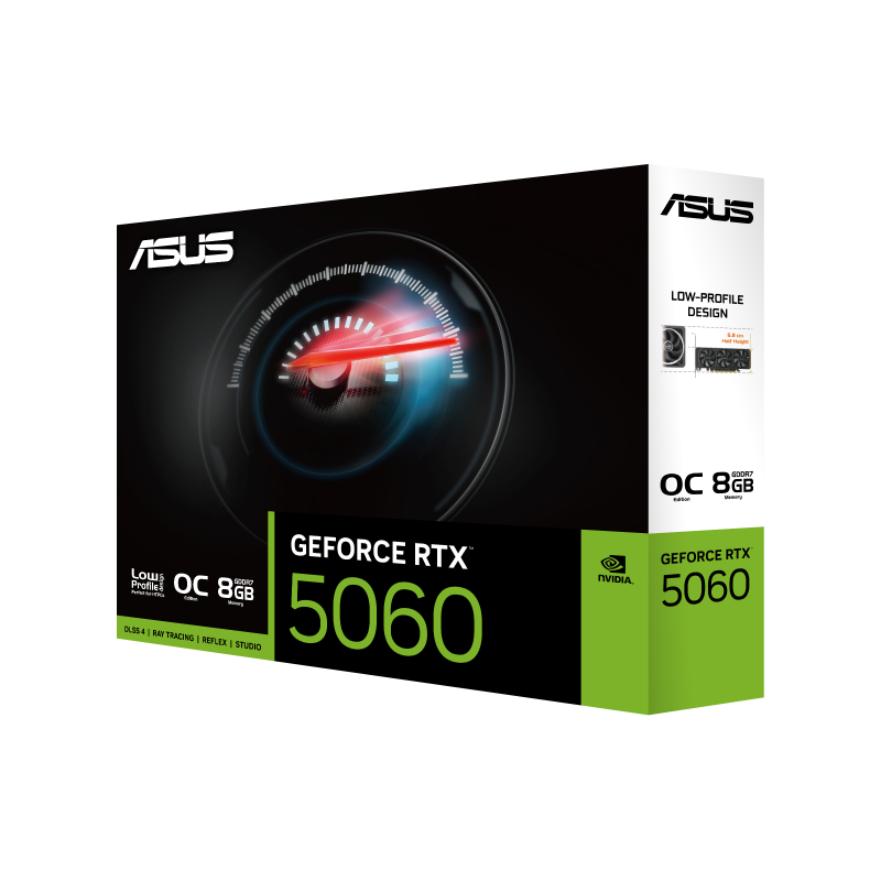 ASUS GeForce RTX™ 5060 LP BRK 8GB GDDR7 OC Edition ASUS GeForce RTX™ 5060 LP BRK 8GB GDDR7 OC Edition