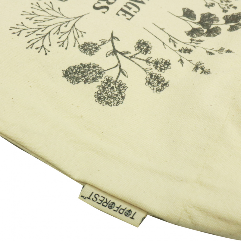 棉帆布袋 多用途斜揹袋/斜孭袋 復古花朵 B02057