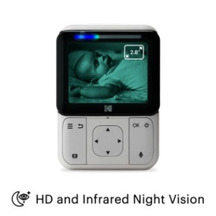 Kodak 柯達 - CHERISH C225 智能視頻嬰兒監視器 白色 (香港行貨)