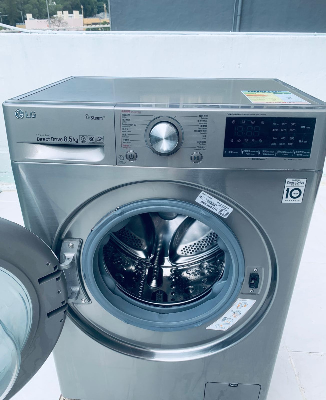 LG F-12085V3V 前置式變頻洗衣機 (8.5公斤,1200 轉/分鐘) 二手電器 清倉大減價 最新款 貨到付款 精選貨品