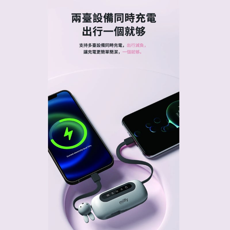 Miffy 70週年 SPX03-GR-70 5000 PowerTUBE (Dual) 全球限量300隻