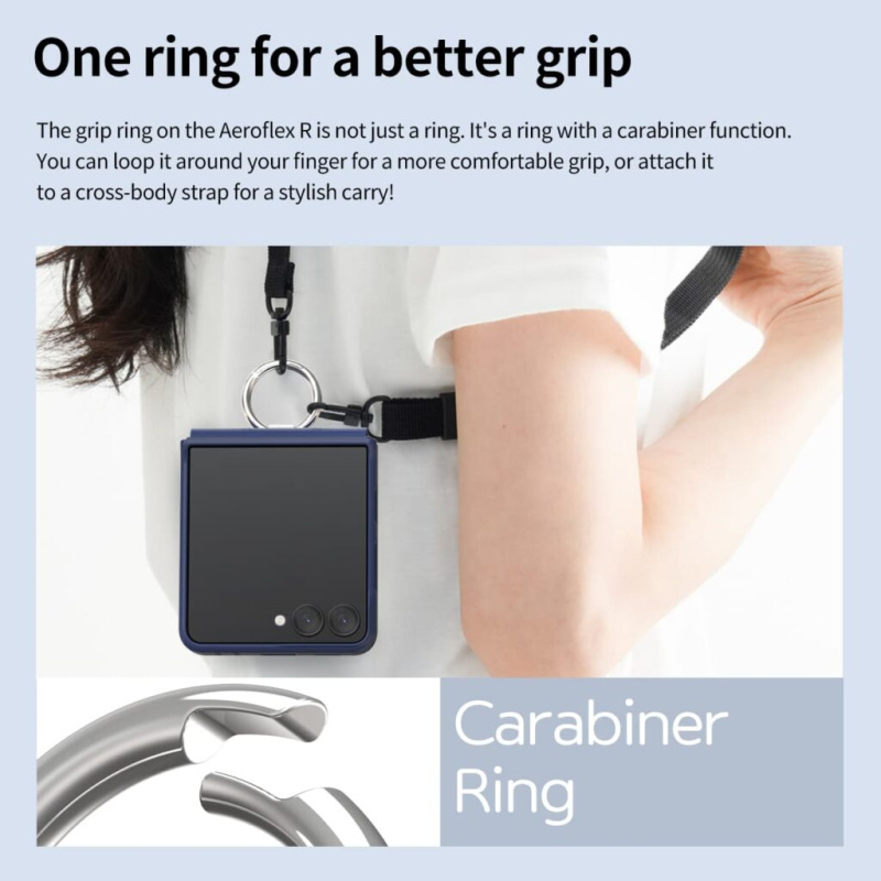 Araree Samsung Galaxy Z Flip 7 Aero Flex R 手機殼 磁吸Magsafe 易拉環