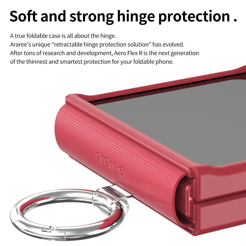 Araree Samsung Galaxy Z Flip 7 Aero Flex R 手機殼 磁吸Magsafe 易拉環