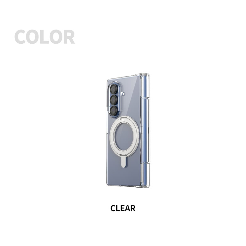 Araree Samsung Galaxy Z Fold 7 Nukin 360 M STAND 手機殼 磁吸Magsafe 旋轉支架 透明保護套 Araree Samsung Galaxy Z Fold 7 Nukin 360 M STAND 手機殼 磁吸Magsafe 旋轉支架 透明保護套