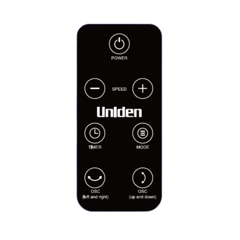 Uniden-日本品牌 DC 超靜 勁風速 3D 循環搖擺 室內座地 節能 風扇 12吋 AF5120 香港總代理