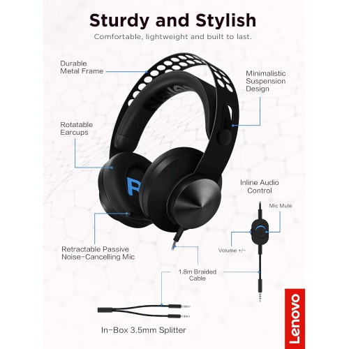 Lenovo Legion H300 Stereo Gaming Headset