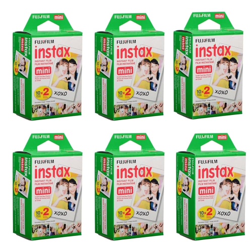 [6盒優惠裝] Fujifilm Instax Mini 即影即有相紙 (10sheets x 2packs)  x 6盒 - 120張【夏日激賞祭】