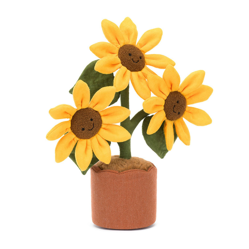 英國Jellycat Amuseables Sunflower 向日葵毛絨玩具- 35cm - Baby Monster