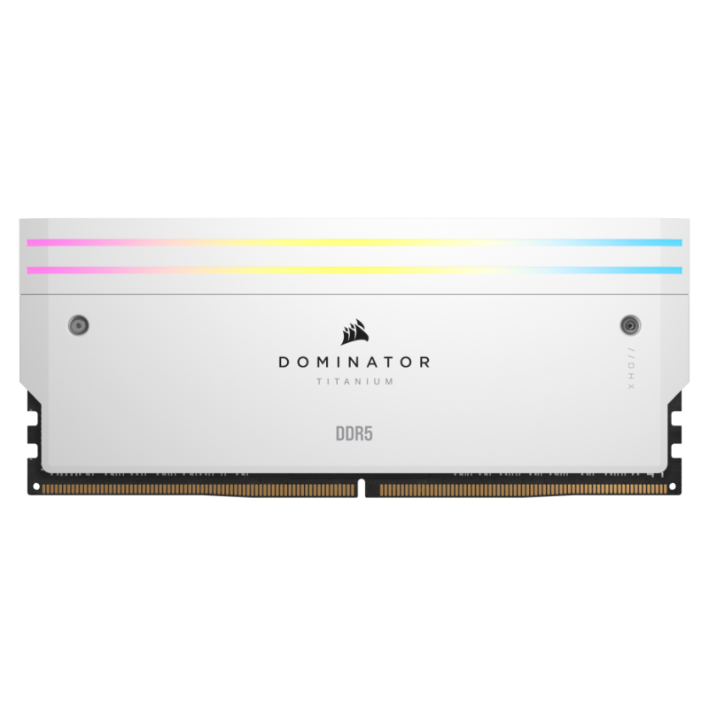 Corsair DOMINATOR® TITANIUM RGB 32GB (2x16GB) DDR5 DRAM 6000MT/s C30 AMD EXPO & Intel XMP  Memory Kit — Black / White ( CMP32GX5M2B6000Z30 / CMP32GX5M2B6000Z30W )
